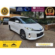 2014 WHITE Toyota Estima WARRANTED MILES,18M WARRANTY,H/LEATHER 2.4 5dr